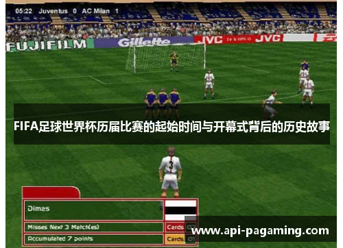 FIFA足球世界杯历届比赛的起始时间与开幕式背后的历史故事