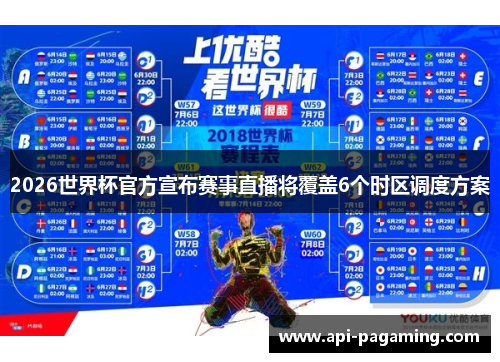 2026世界杯官方宣布赛事直播将覆盖6个时区调度方案